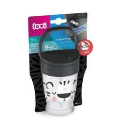 LOVI 35/356 Mój kubek ze słomką Junior 250 ml Salt&Pepper
