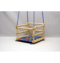 MALIMAS Huśtawka drewniana + poduszka