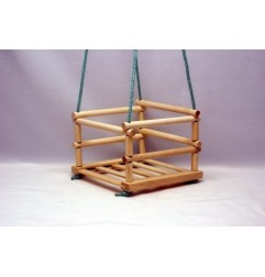 MALIMAS Huśtawka drewno naturalne